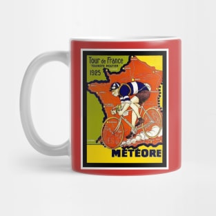 Tour De France Vintage 1925 Bicycle Racing Print Mug